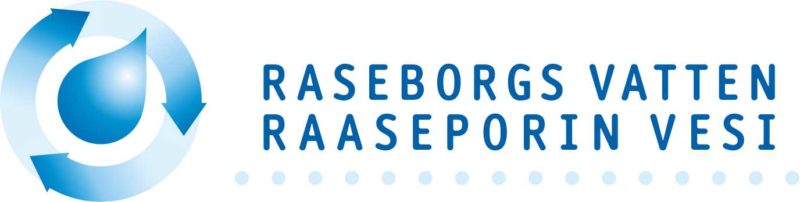 Raseborgs vatten logotyp